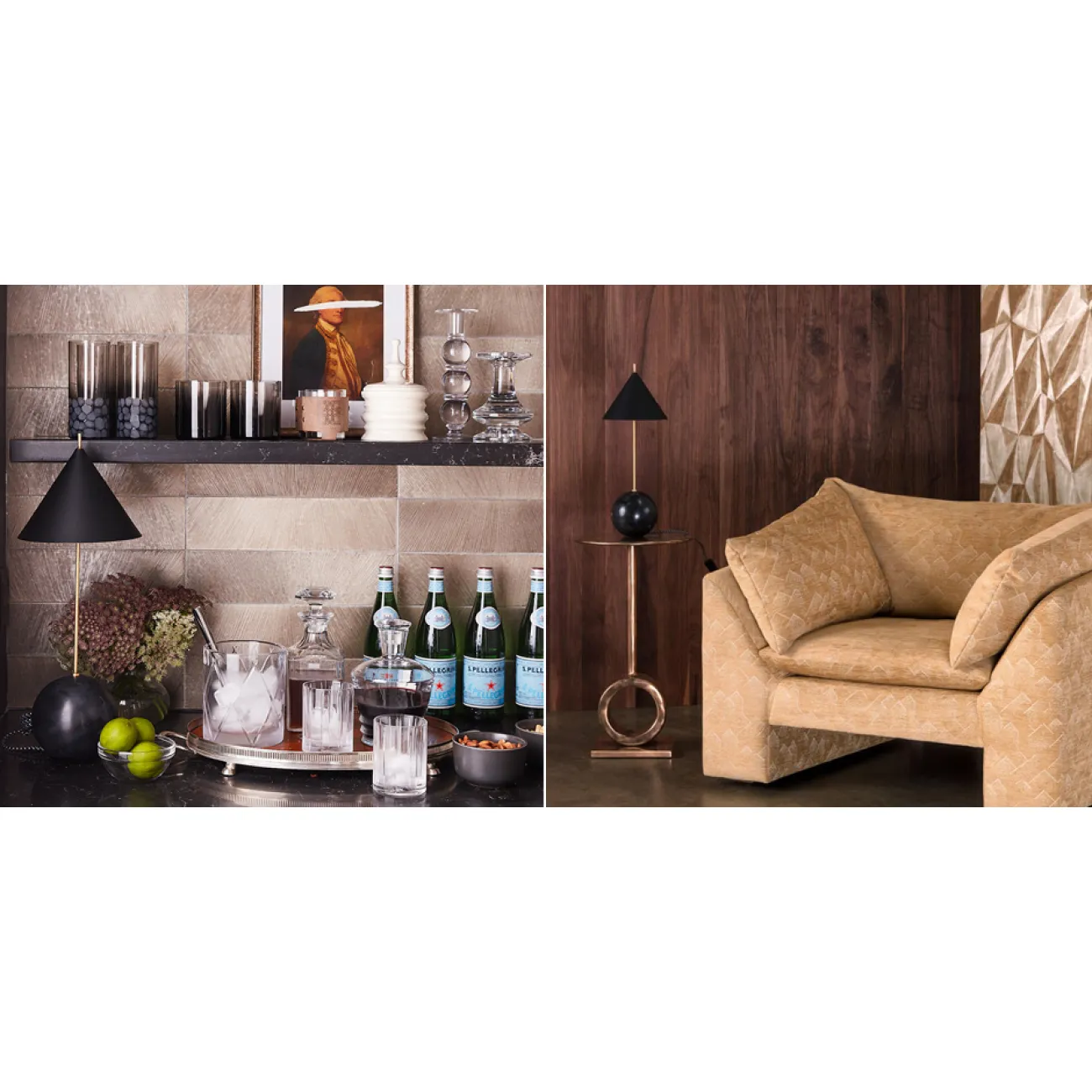 Настольная лампа CLEO ball Black designed by Kelly Wearstler Настольная лампа CLEO ball Black designed by Kelly Wearstler