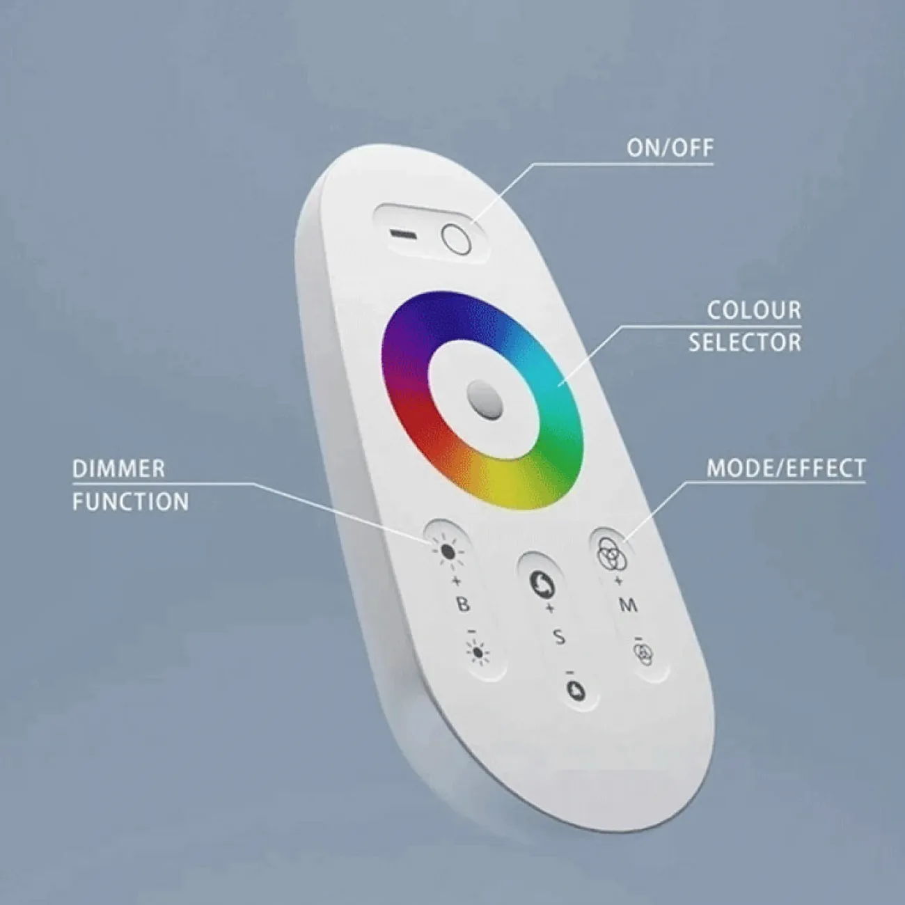 Торшер VIEL RGB Black от ImperiumLoft