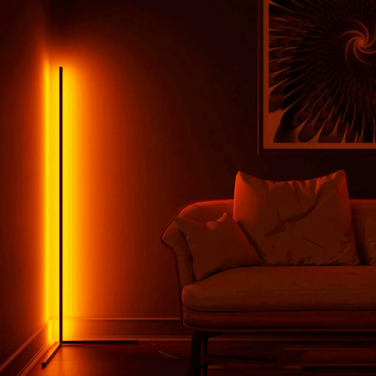 Торшер VIEL RGB Black от ImperiumLoft