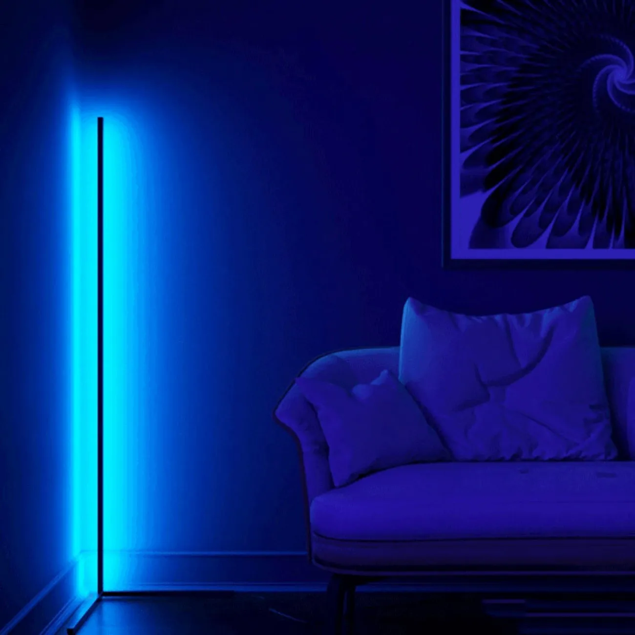 Торшер VIEL RGB Black от ImperiumLoft