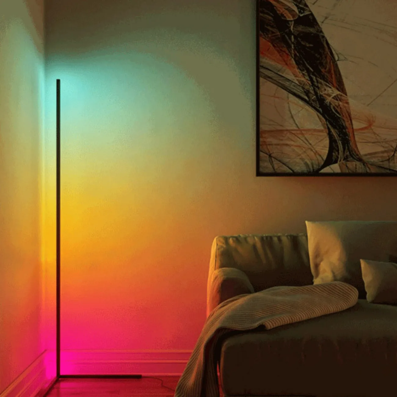 Торшер VIEL RGB White от ImperiumLoft