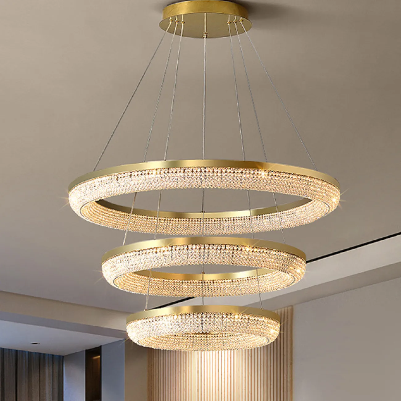 Подвесная люстра CARMEN D45+60+80 от ImperiumLoft