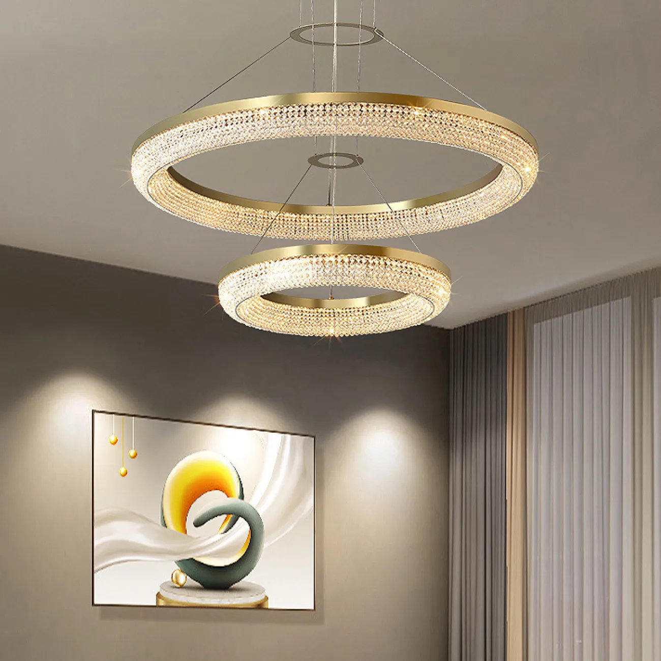 Подвесная люстра CARMEN D45+60+80 от ImperiumLoft