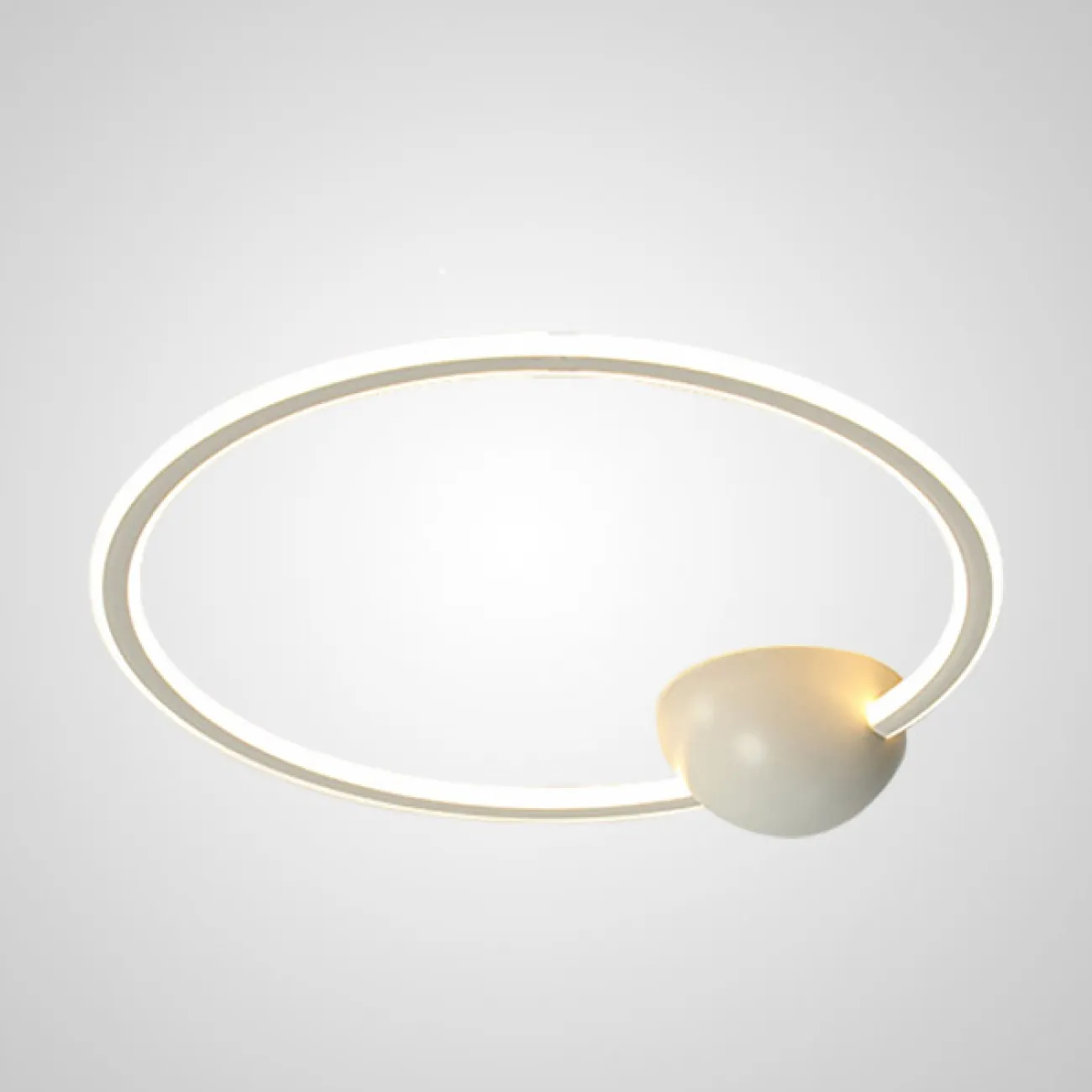 Полоточный светильник FINNLAUG D52 White Black 4000К от ImperiumLoft
