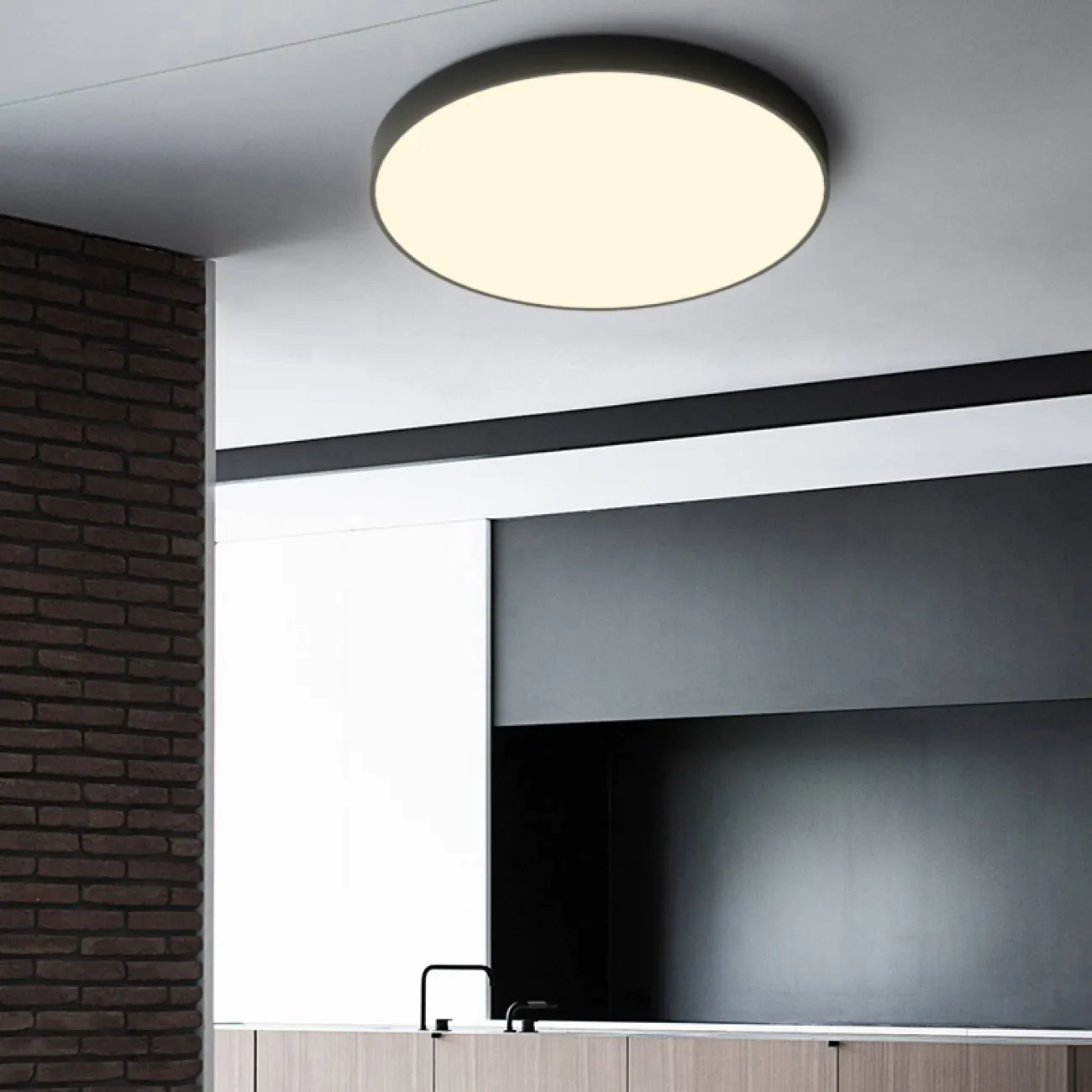 Потолочный светильник DISC BW D30 Black от ImperiumLoft