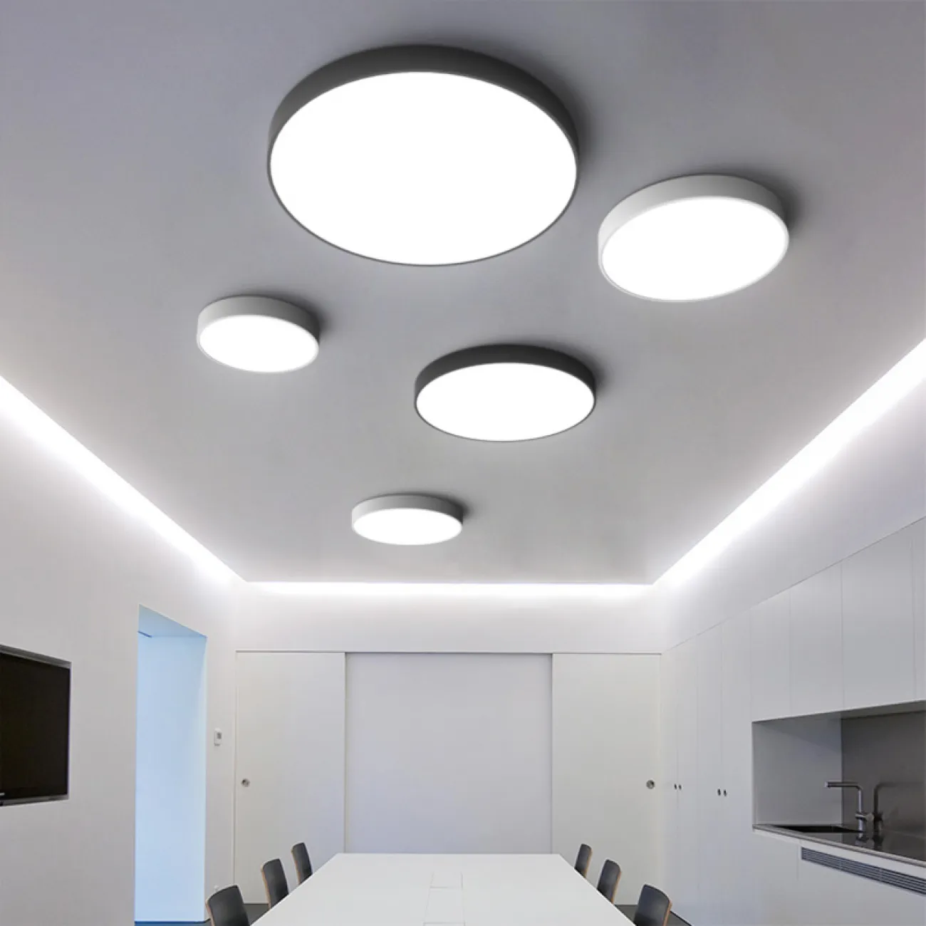 Потолочный светильник DISC BW D30 Black от ImperiumLoft