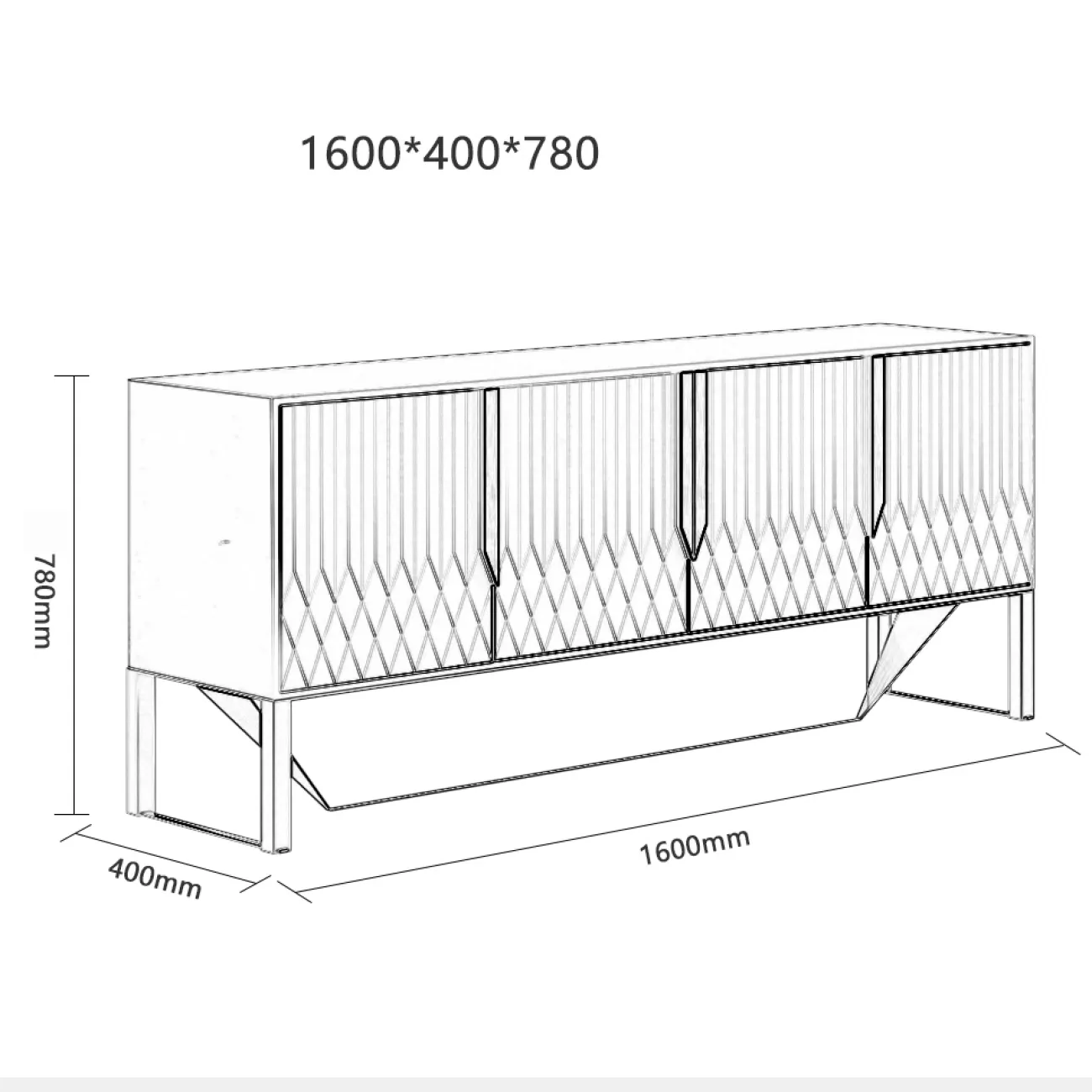 Дизайнерская тумба LaLume – KS00114