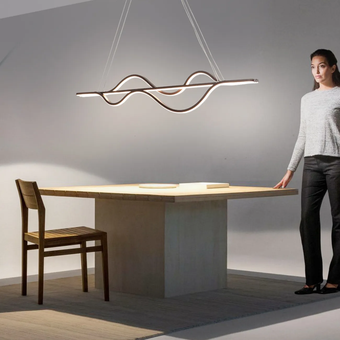 Подвесной светильник MAGNINA Brown от ImperiumLoft