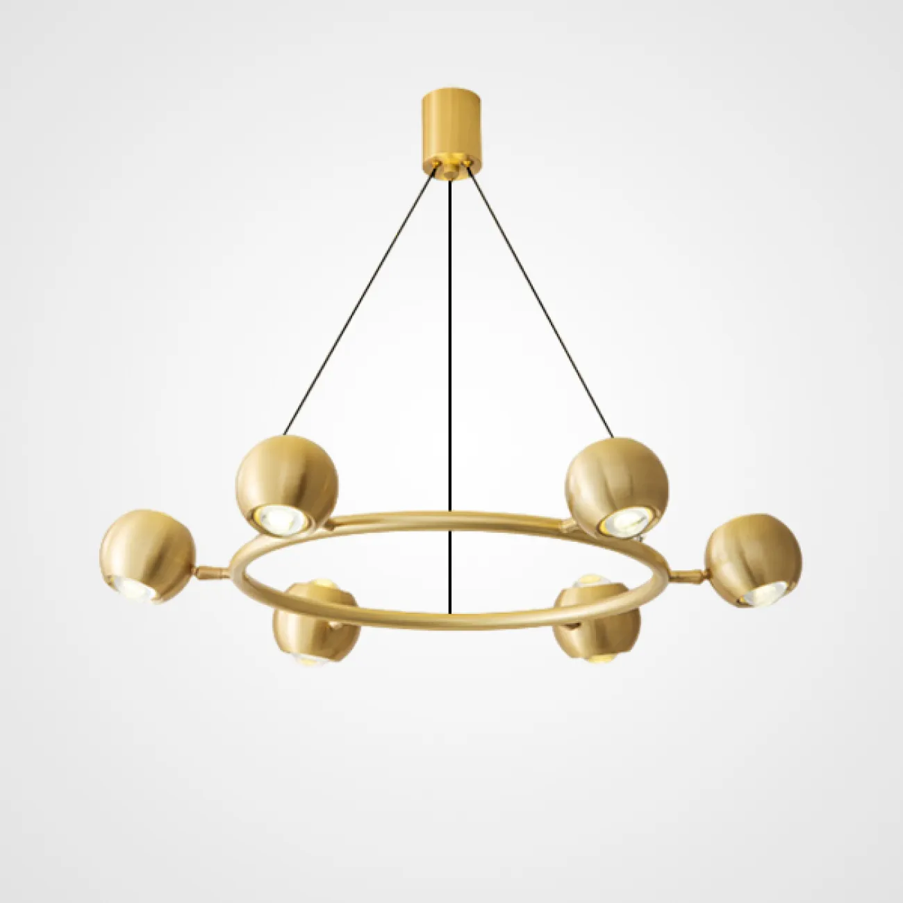 Подвесная люстра FLORRY RING D95 от ImperiumLoft