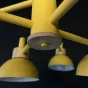 Люстра на штанге FANTA A 8 lights Yellow от ImperiumLoft