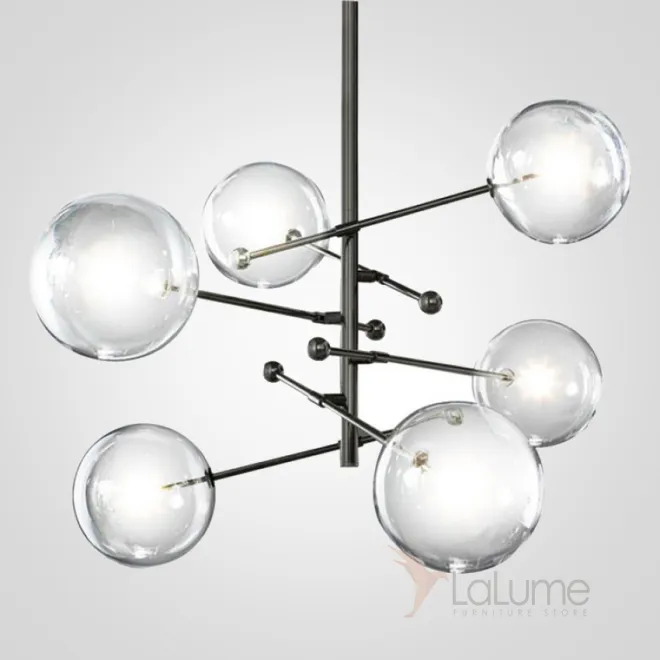 Подвесной светильник ImperiumLoft Globe Mobile 6 black KG0835P-6 black от ImperiumLoft