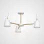 Потолочная люстра с рожками DEER B3 White от ImperiumLoft