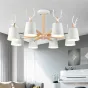 Потолочная люстра с рожками DEER B3 White от ImperiumLoft