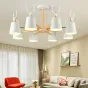 Потолочная люстра с рожками DEER B3 White от ImperiumLoft