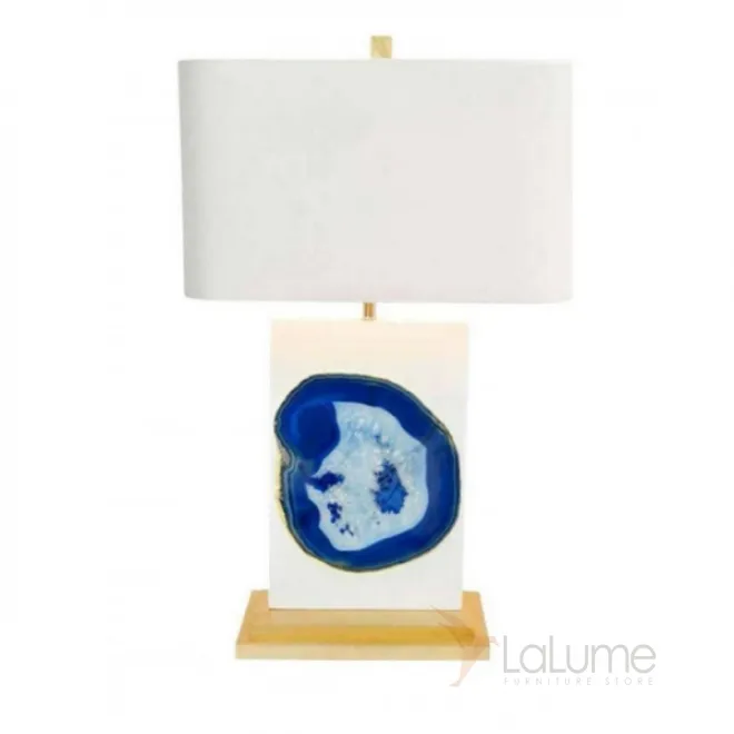 Настольная лампа Bel Air Table Lamp in Blue Agate