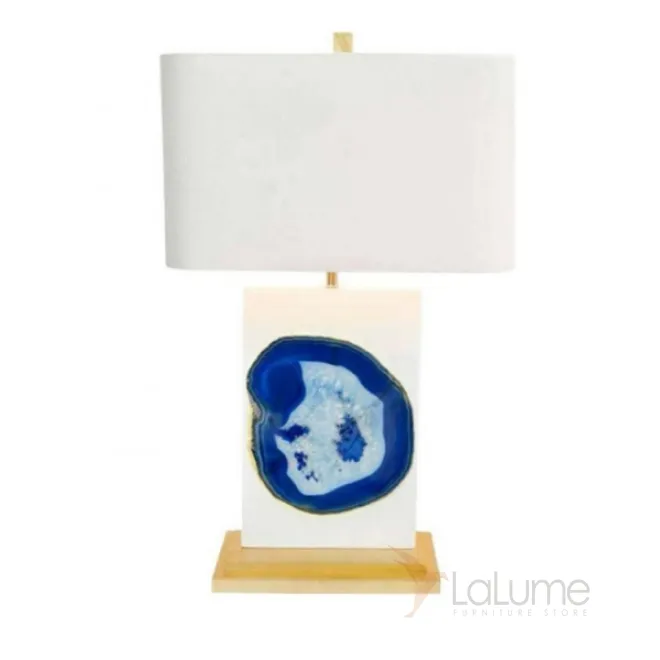 Настольная лампа Bel Air Table Lamp in Blue Agate от LaLume Настольная лампа Bel Air Table Lamp in Blue Agate от LaLume