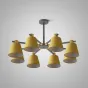 Потолочная люстра на штанге NATURA A YELLOW 8 от ImperiumLoft