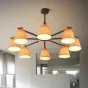 Потолочная люстра на штанге NATURA A YELLOW 8 от ImperiumLoft