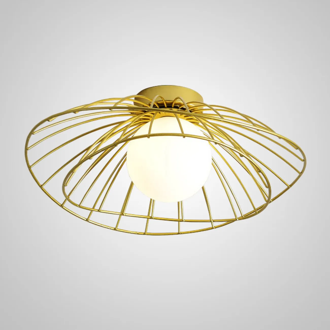 Полоточный светильник JARDIN Black от ImperiumLoft