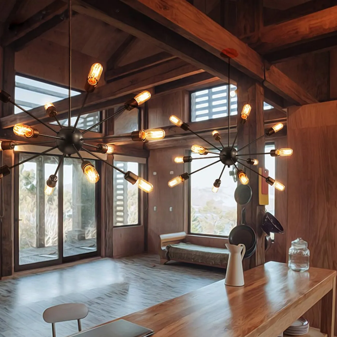 Подвесная люстра SATELLITE 18 от ImperiumLoft