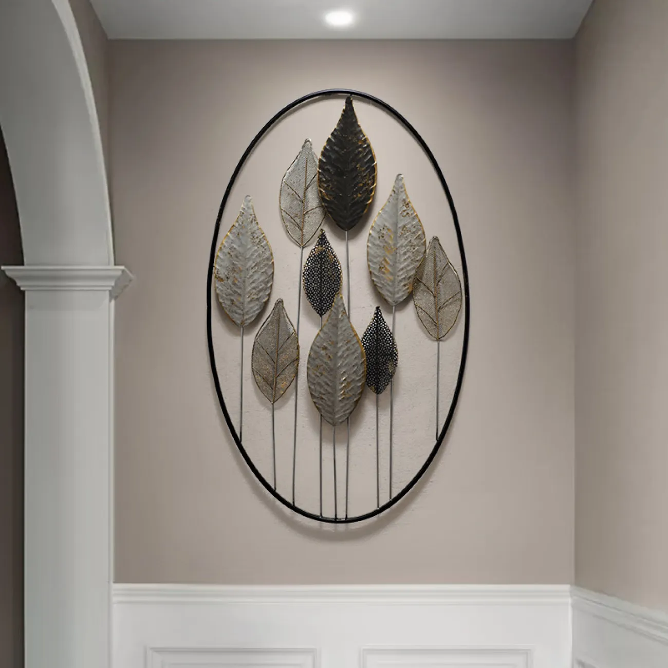 Настенный декор листья в рамке LaLume-KKK00204 Настенный декор листья в рамке LaLume-KKK00204