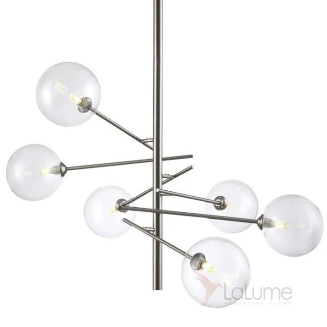 Люстра Gallotti & Radice Straight Nickel 6 Люстра Gallotti & Radice Straight Nickel 6