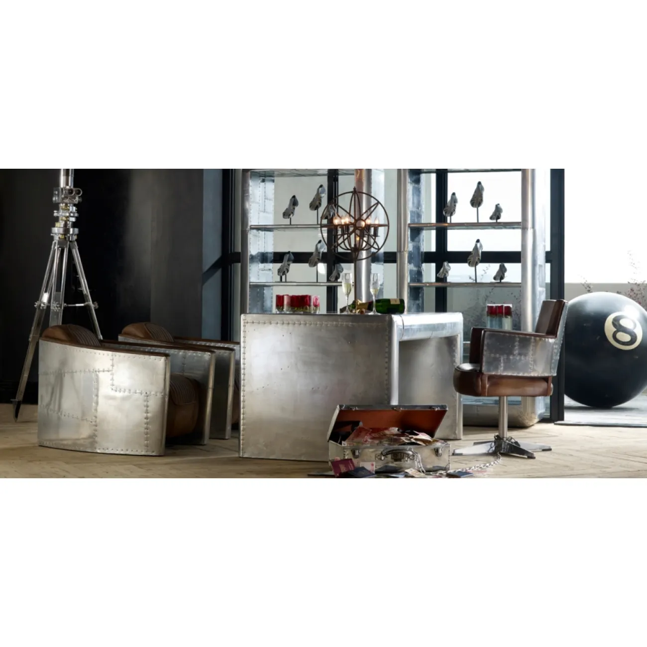 Кресло Aviator Tomcat chair designed by Timothy Oulton от LaLume