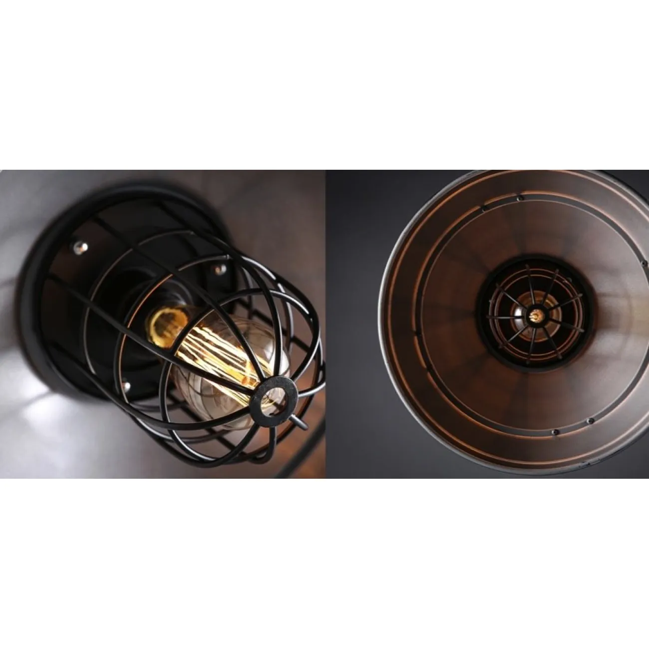 Подвесной светильник Loft Industrial Metal Cage Elder