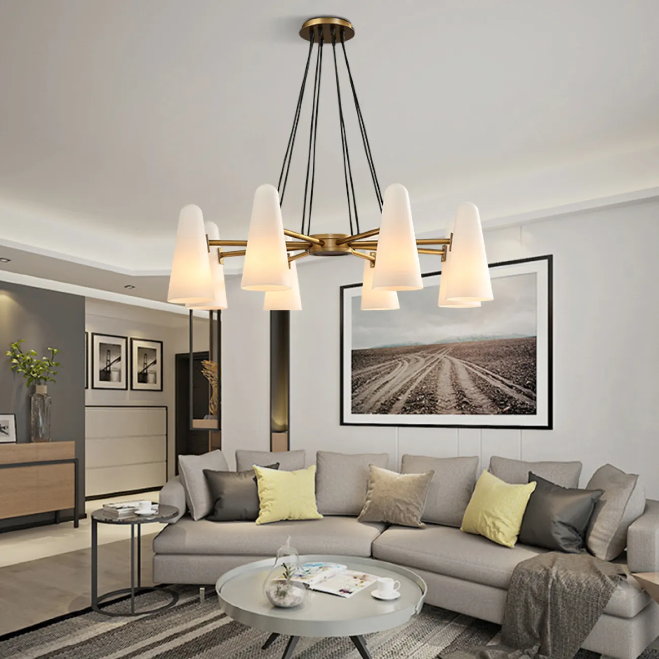 Люстра MONTFAUCON CHANDELIER by studios 8 от ImperiumLoft