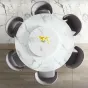 Дизайнерский мраморный обеденный стол - LaLume-AZ00412