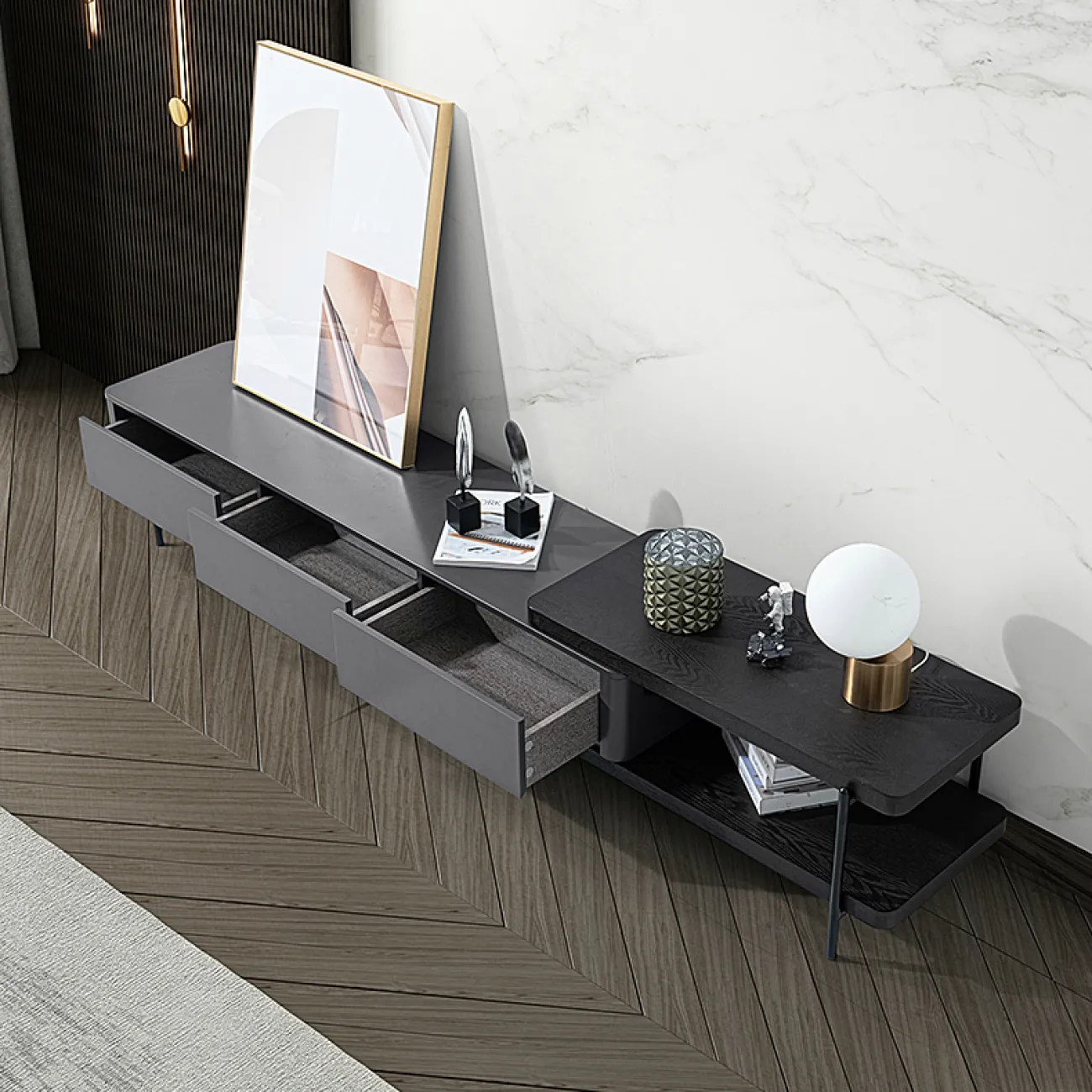 Дизайнерская тумба под TV - LaLume-TV00142