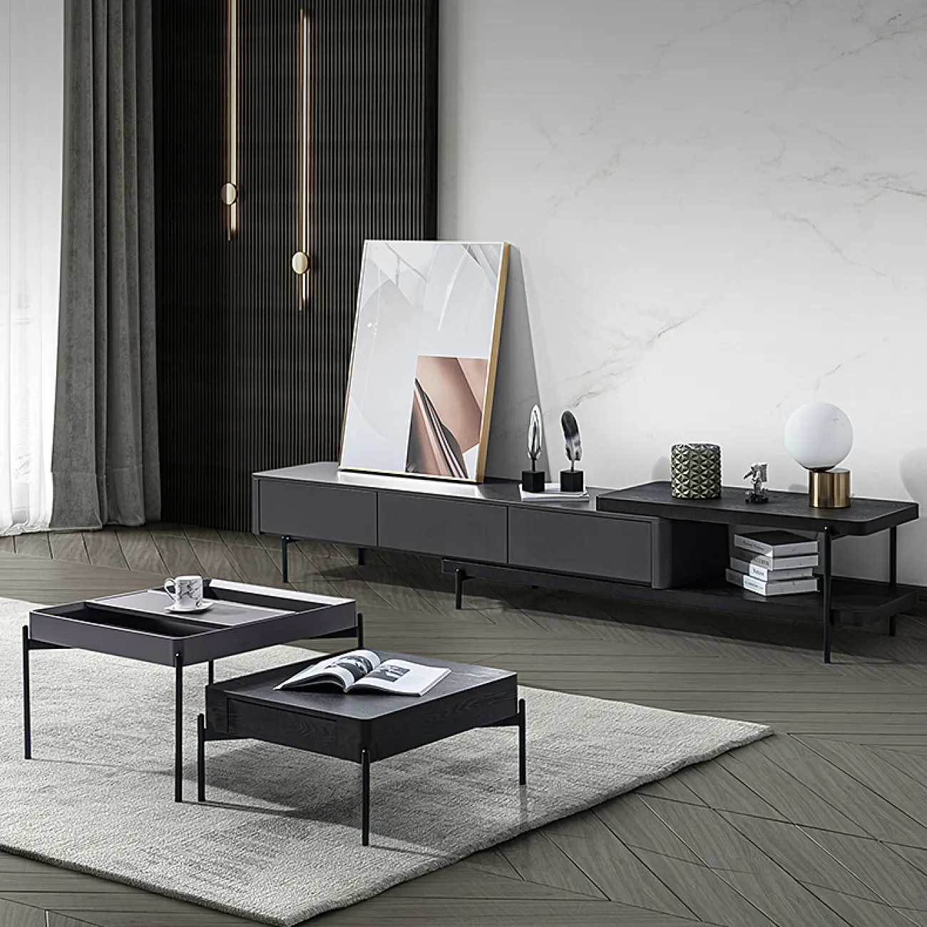 Дизайнерская тумба под TV - LaLume-TV00142