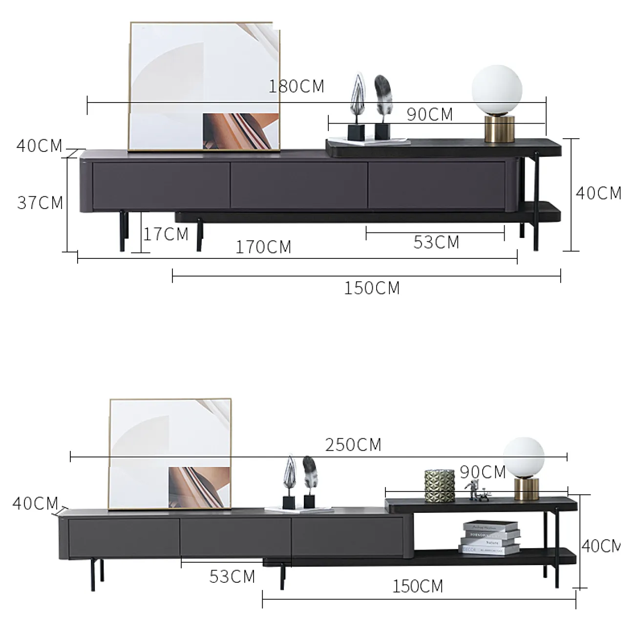 Дизайнерская тумба под TV - LaLume-TV00142