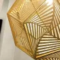 Подвесной светильник в виде резного многогранника SUDA