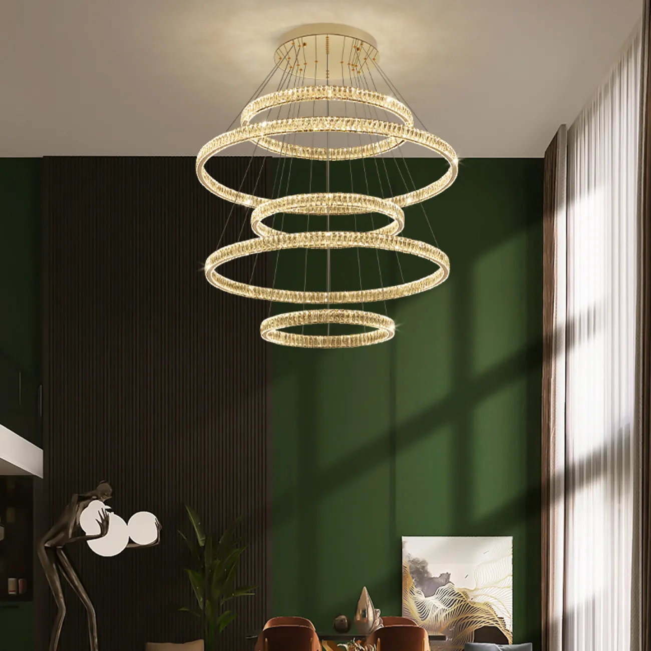 Подвесная люстра BERTOLDA B COMBO D40+80+50 от ImperiumLoft