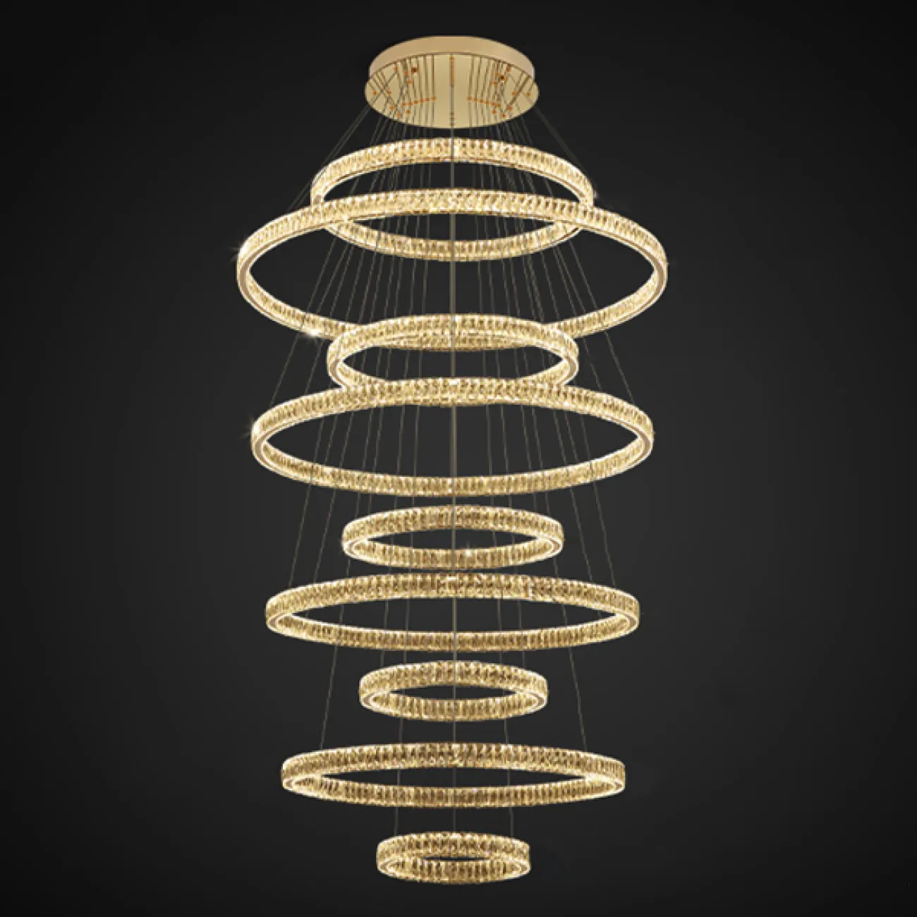 Подвесная люстра BERTOLDA B COMBO D40+80+50 от ImperiumLoft