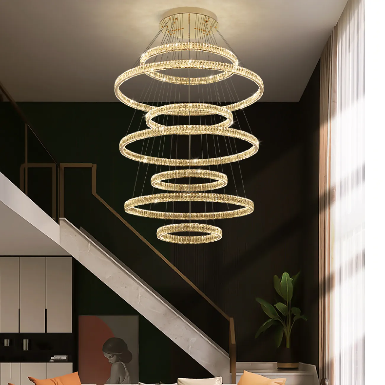 Подвесная люстра BERTOLDA B COMBO D40+80+50 от ImperiumLoft