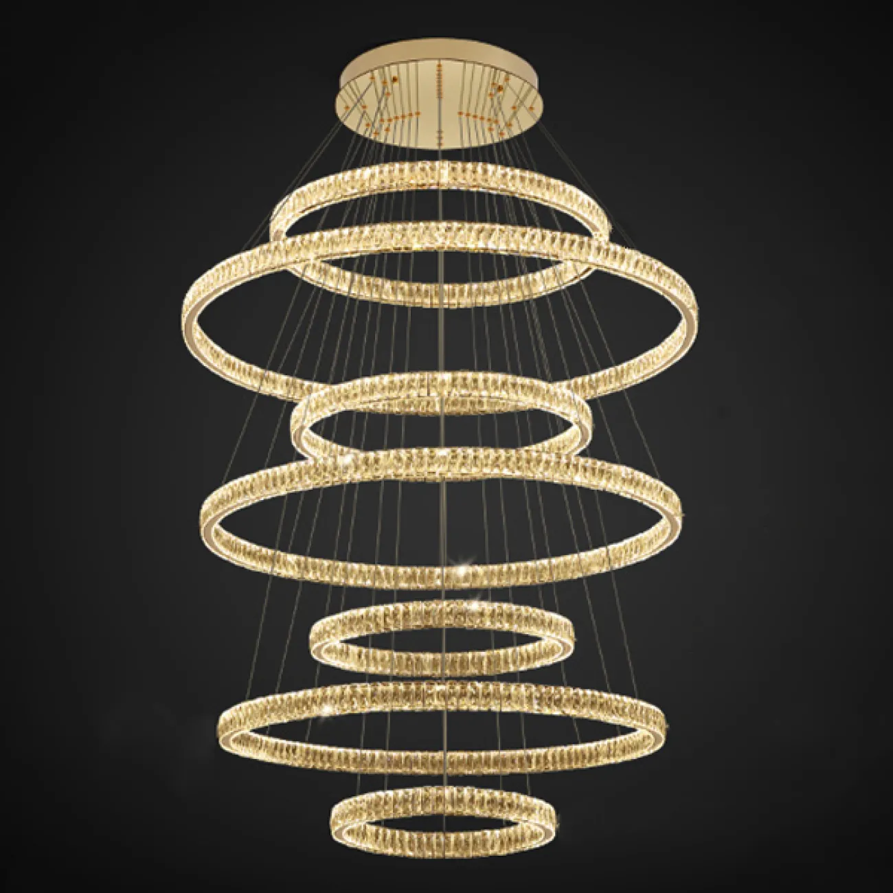 Подвесная люстра BERTOLDA B COMBO D40+80+50 от ImperiumLoft