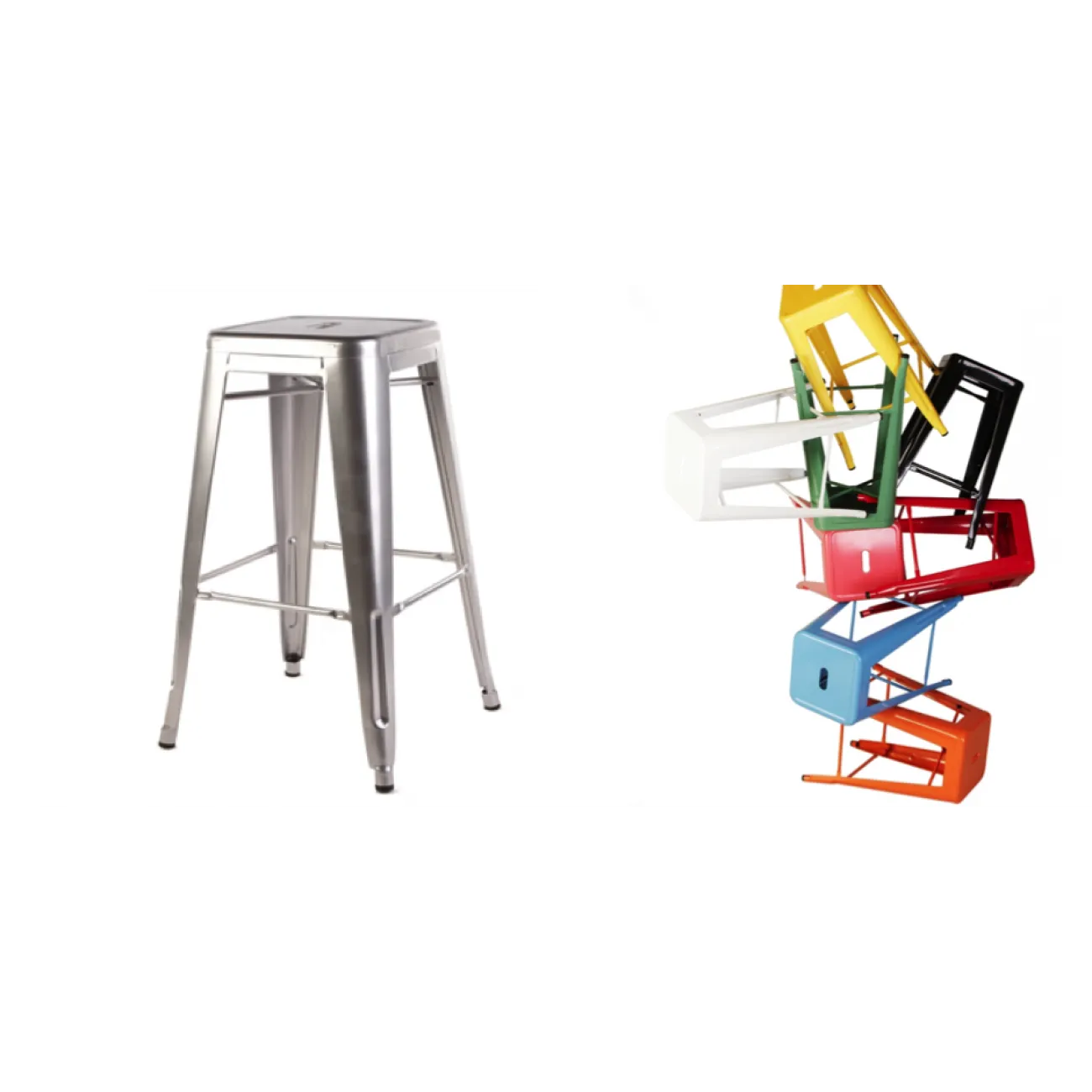 Барный стул Tolix Bar Stool 65 designed by Xavier Pauchard		 in 1934 от LaLume
