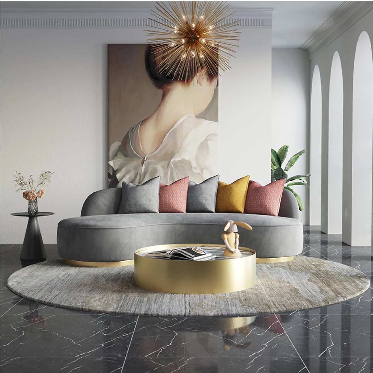 Дизайнерский диван LaLume-DV00132 Дизайнерский диван LaLume-DV00132