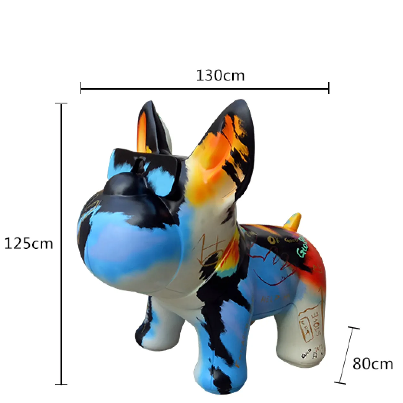 Дизайнерская скульптура собаки LaLume-SKT00192 