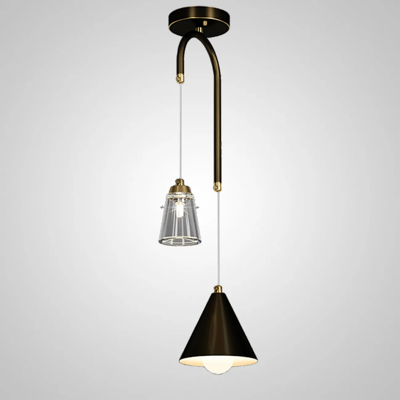 Подвесной светильник ADRIELL gold от ImperiumLoft