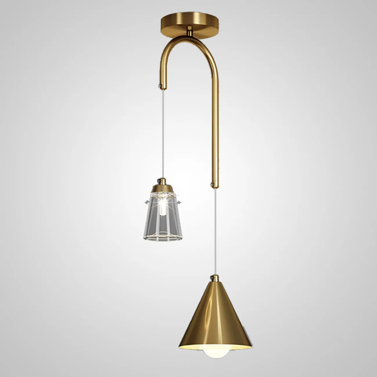 Подвесной светильник ADRIELL black brass от ImperiumLoft