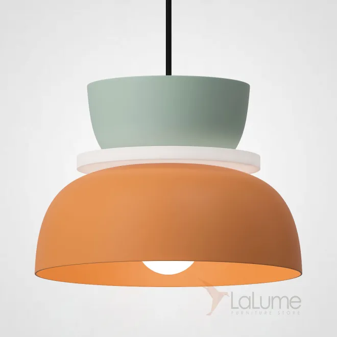 Подвесной светильник ILO D22 mint/orange от ImperiumLoft Подвесной светильник ILO D22 mint/orange от ImperiumLoft