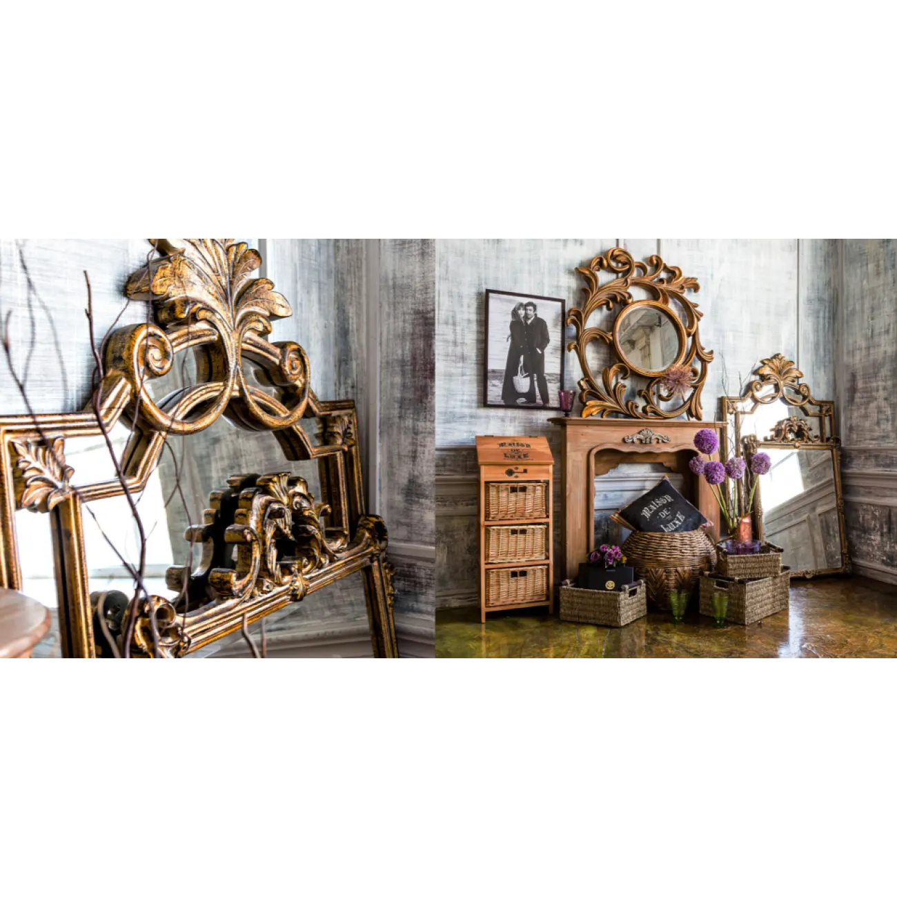 Зеркало настенное Vintagio от LaLume