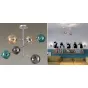 Люстра Bolle hanging 6 lamp Multi Color