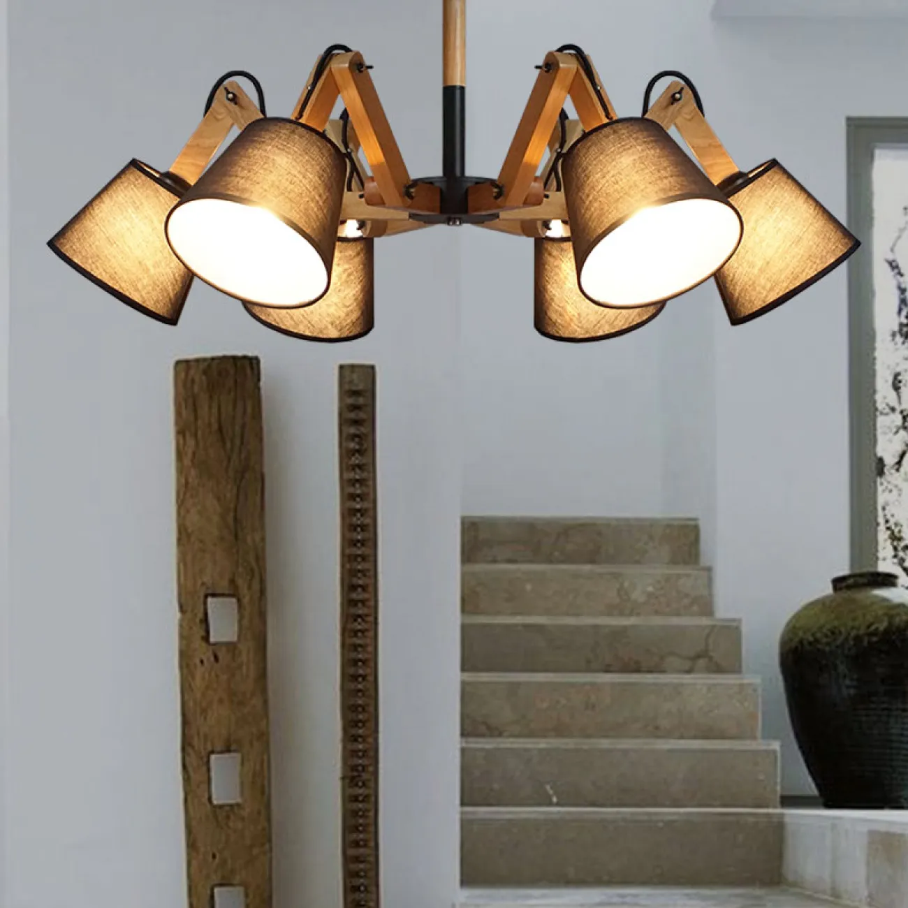 Люстра на штанге MECHANIC от ImperiumLoft