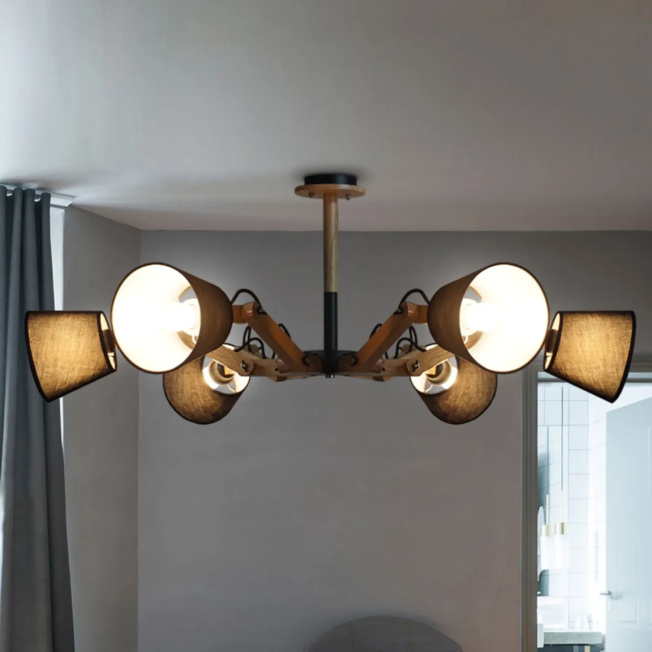 Люстра на штанге MECHANIC от ImperiumLoft