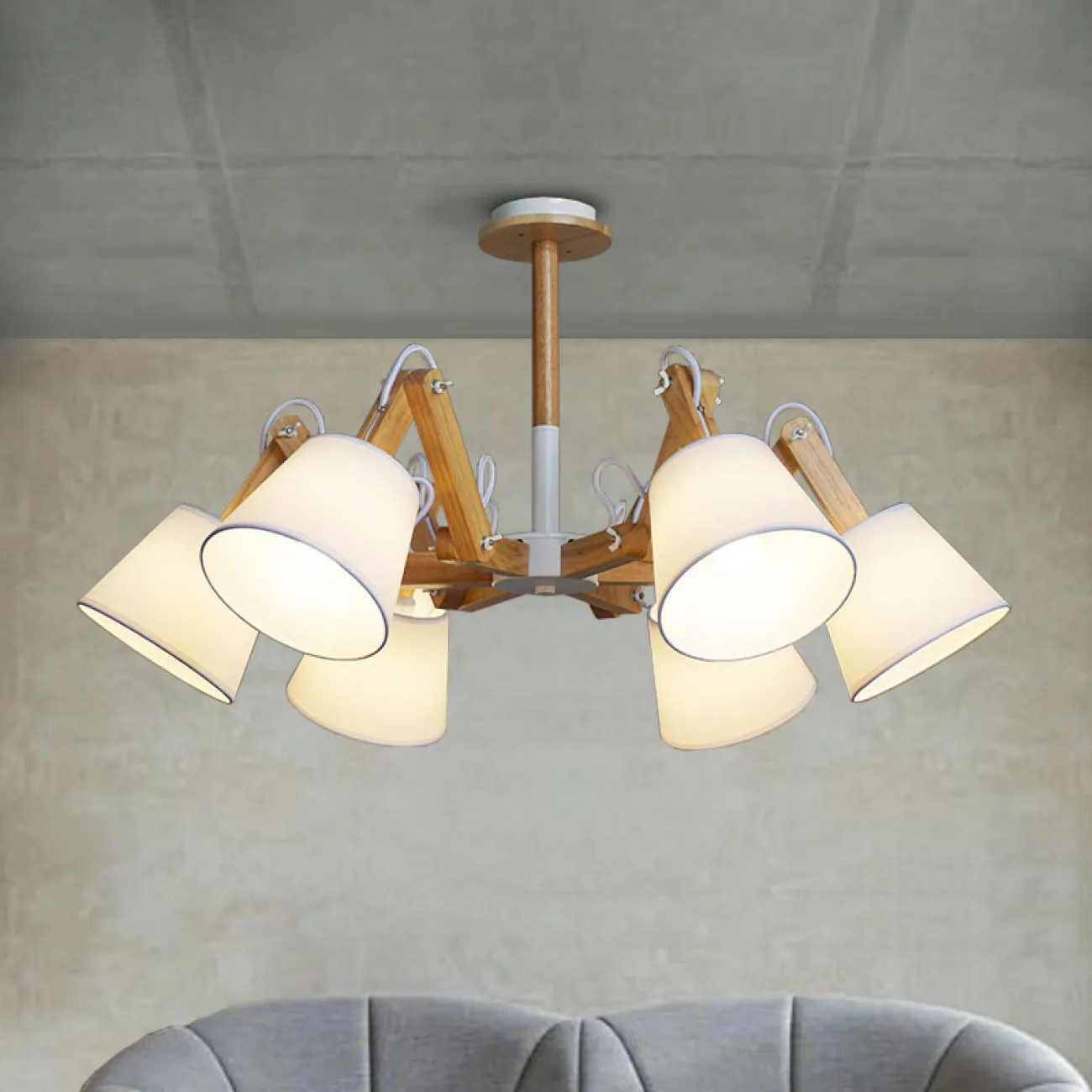 Люстра на штанге MECHANIC от ImperiumLoft