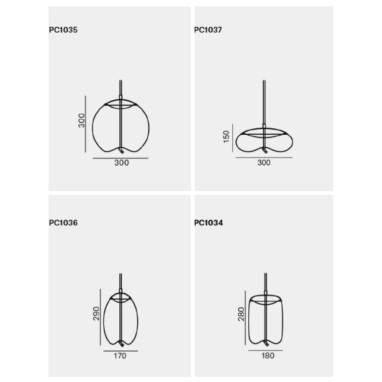 Подвесной светильник KNOT Small Gray glass Подвесной светильник KNOT Small Gray glass